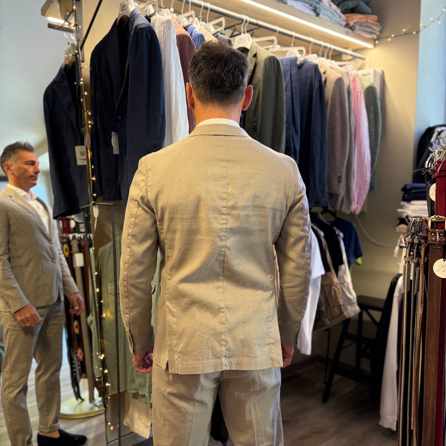 MIKE - giacca misto lino sartoriale