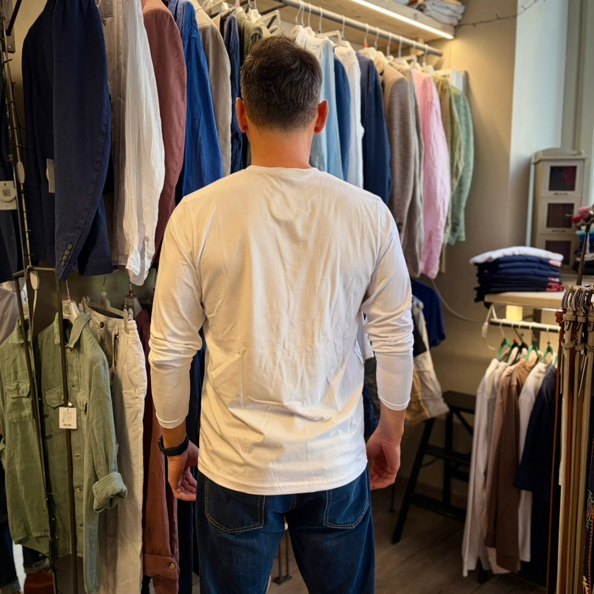 ATOMICA LONG - t-shirt manica lunga sartoriale