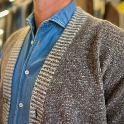 GEOFF – cardigan lana sartoriale