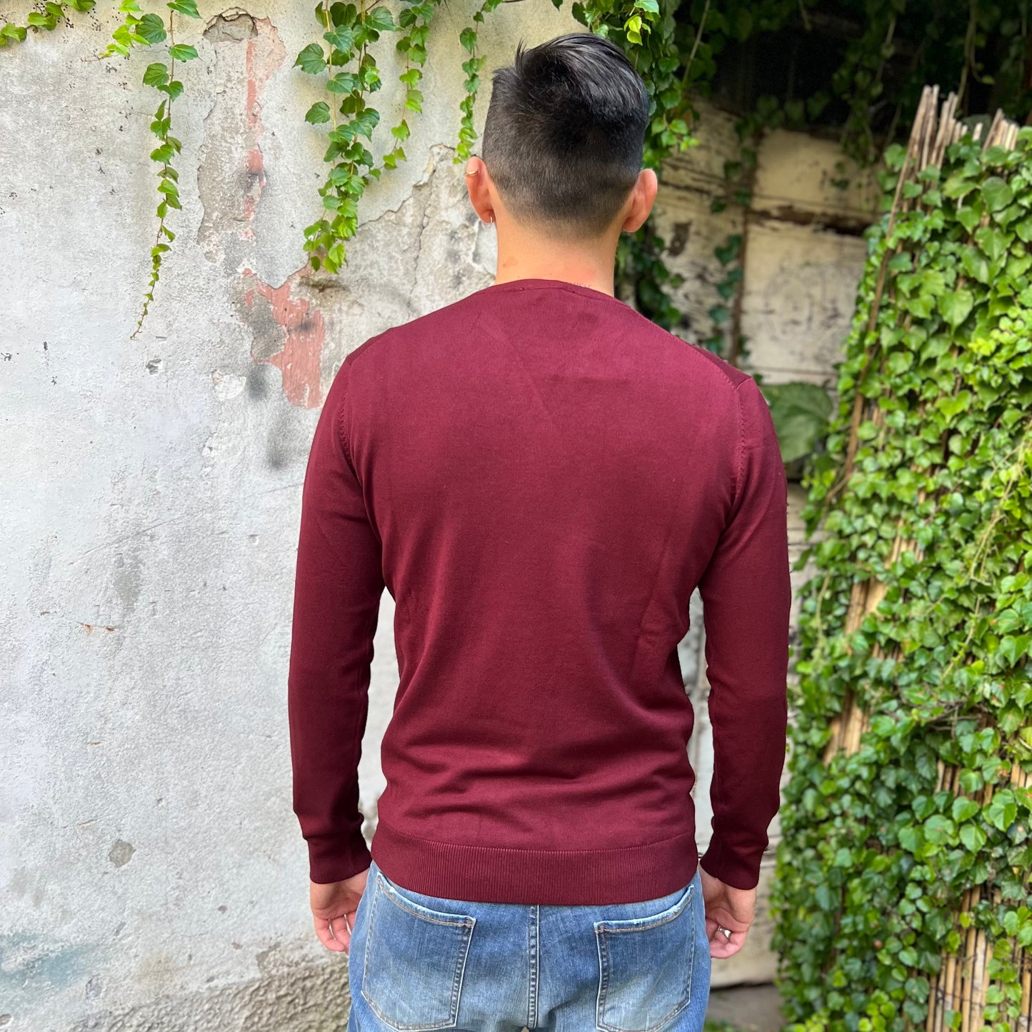 DUCA – maglioncino paricollo sartoriale