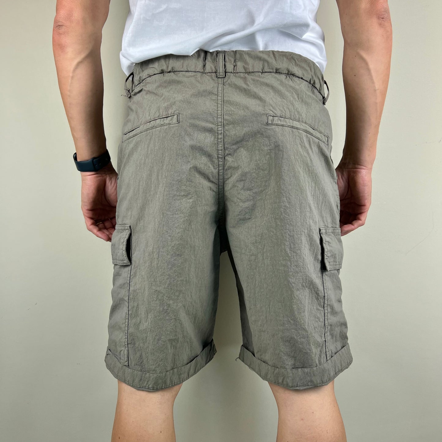 KLOPP – bermuda stone cargo sartoriale loose fit