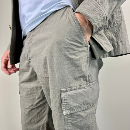 KLOPP – pantalone stone cargo sartoriale loose fit