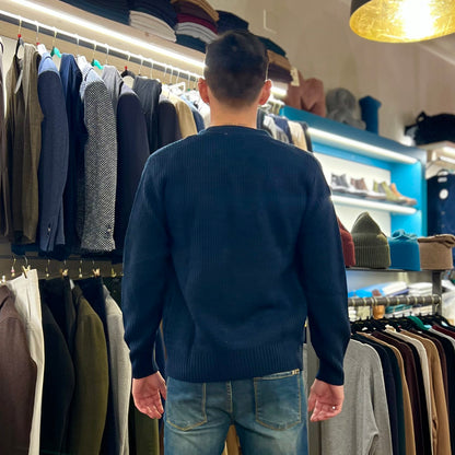 RICHARD – cardigan in maglia sartoriale