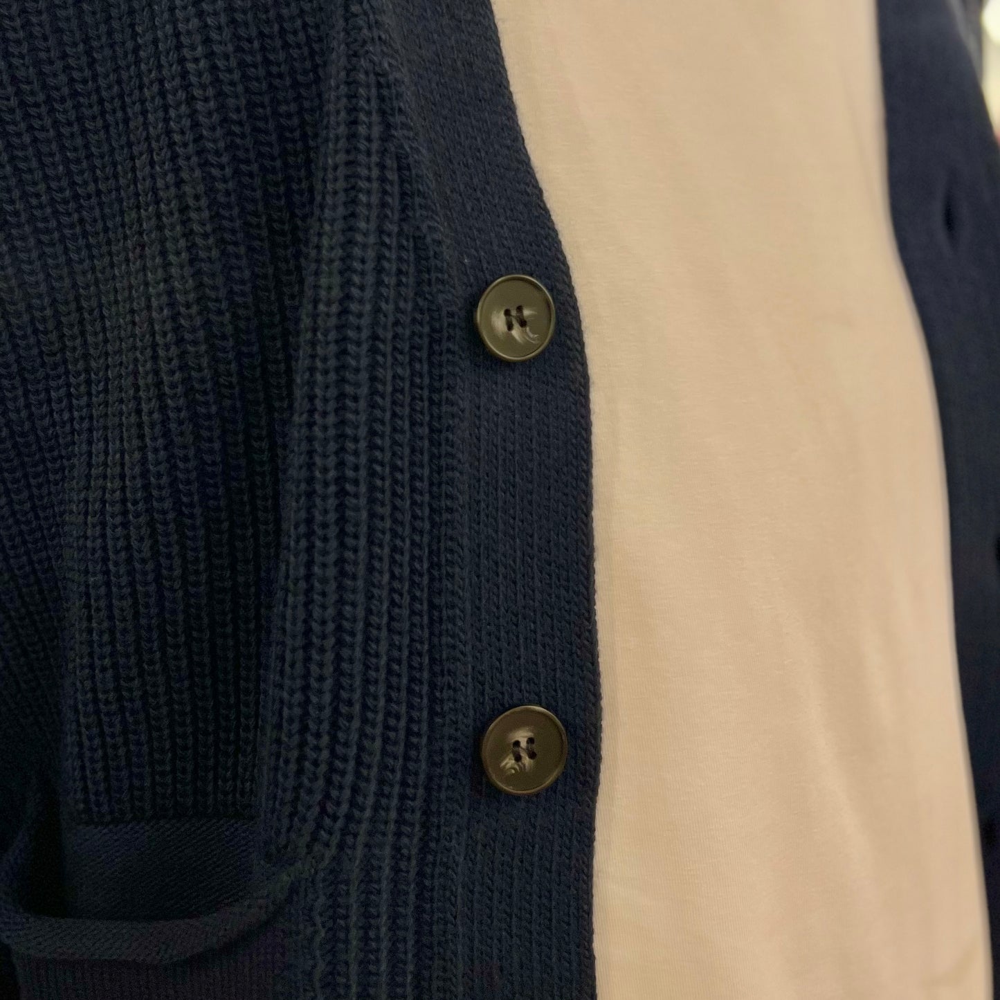 RICHARD – cardigan in maglia sartoriale