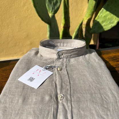 MOU KOREANA - camicia lino sartoriale koreana