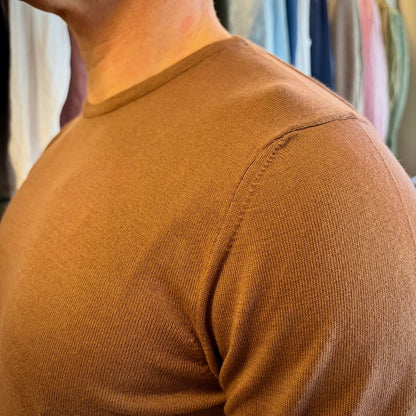 ISACK - t-shirt in maglia sartoriale