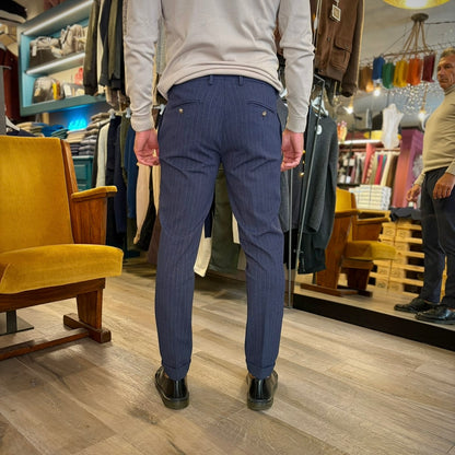 JENNA – pantalone gessato sartoriale
