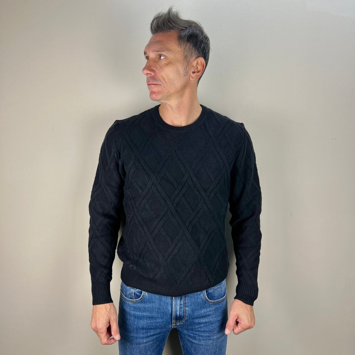 LUCAS  – maglione intrecciato