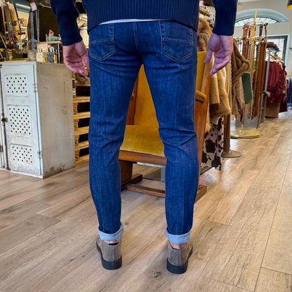 NEDVED 2 - jeans scuro slim classico sartoriale