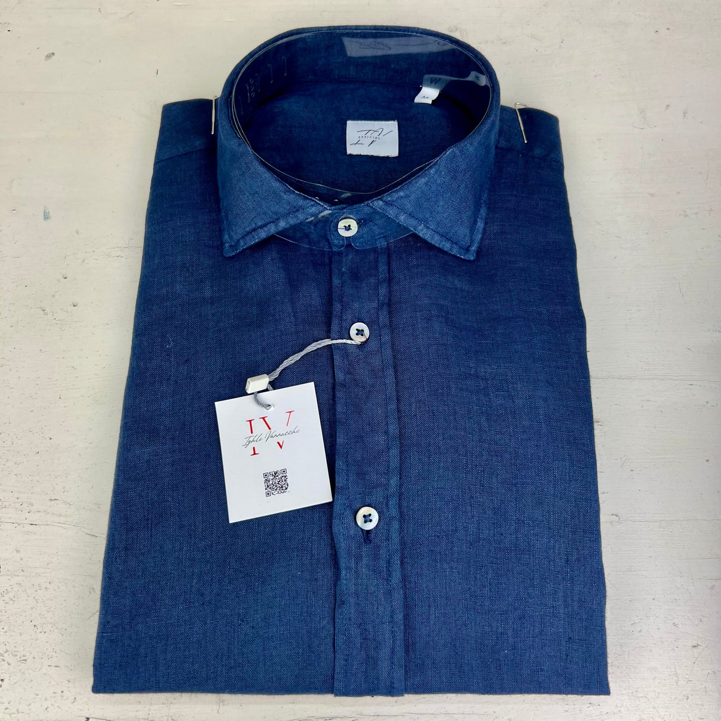 MOU - camicia lino sartoriale