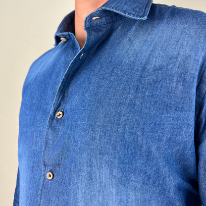 ICON MAN – camicia jeans sartoriale