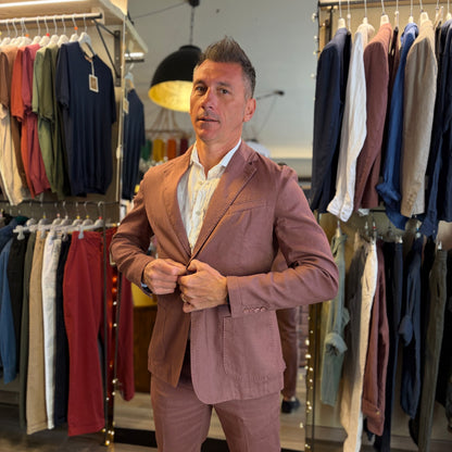 MIKE - giacca misto lino sartoriale