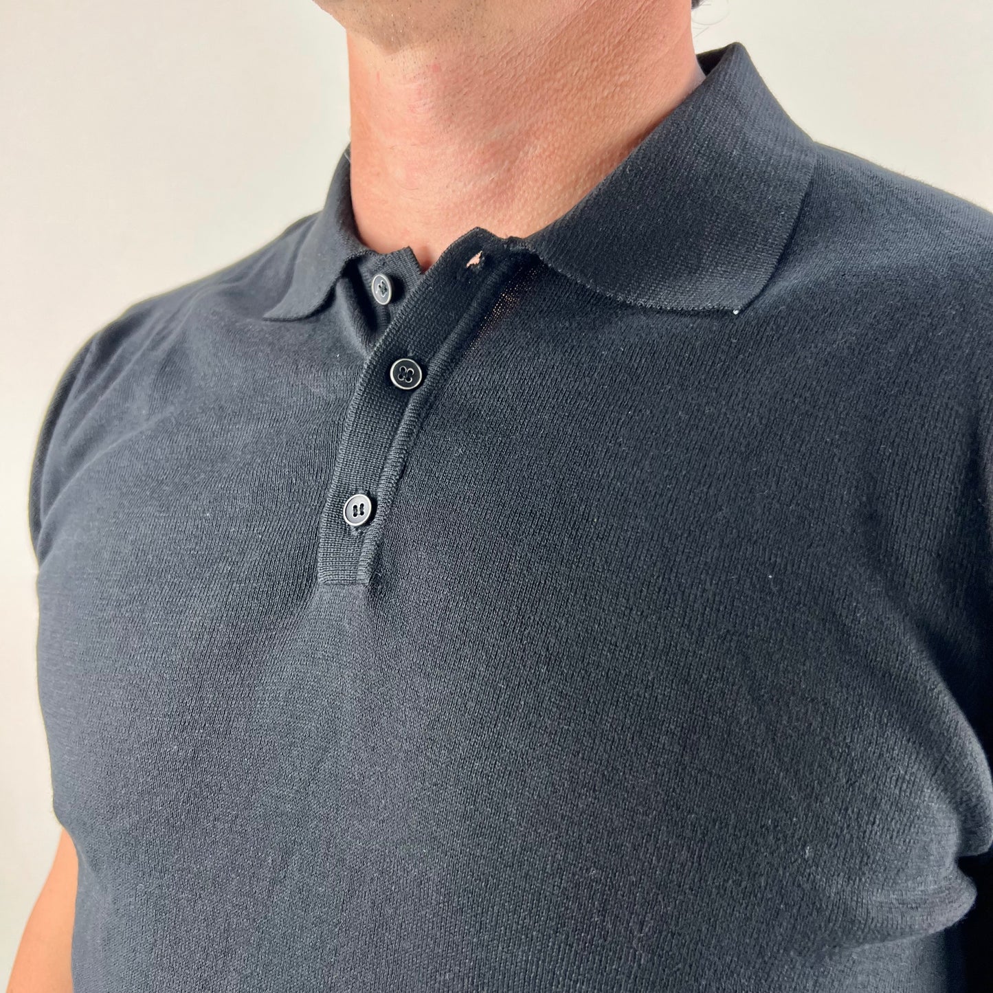 NICK - polo in maglia sartoriale