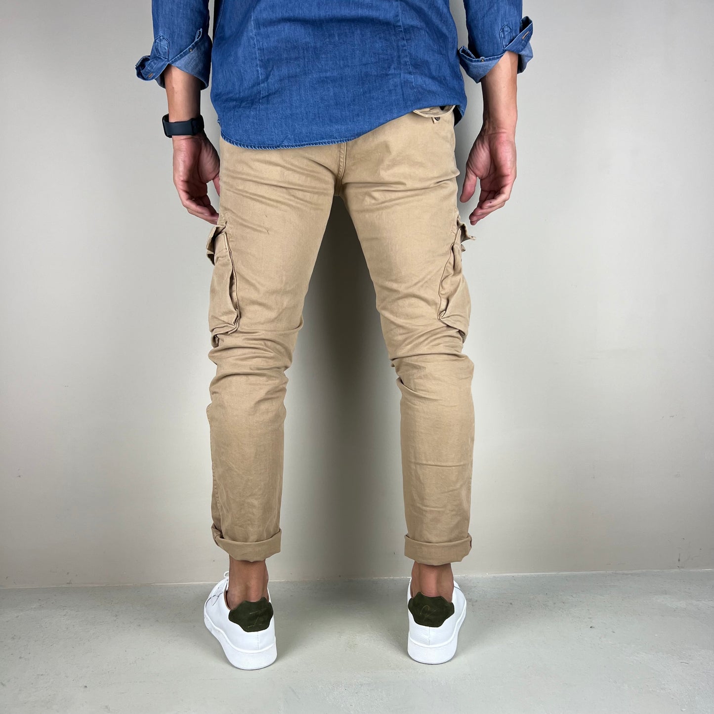 DONADONI – pantalone cargo sartoriale