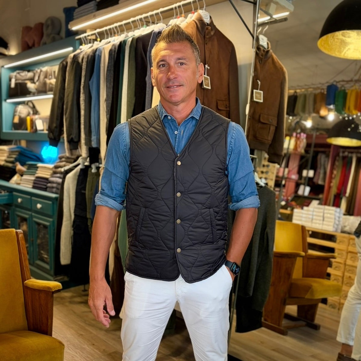 FREDDY - smanicato trapuntato sartoriale