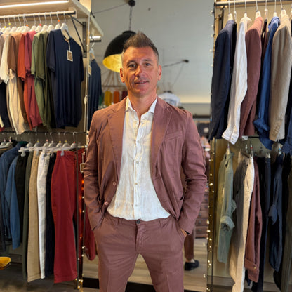 MIKE - giacca misto lino sartoriale