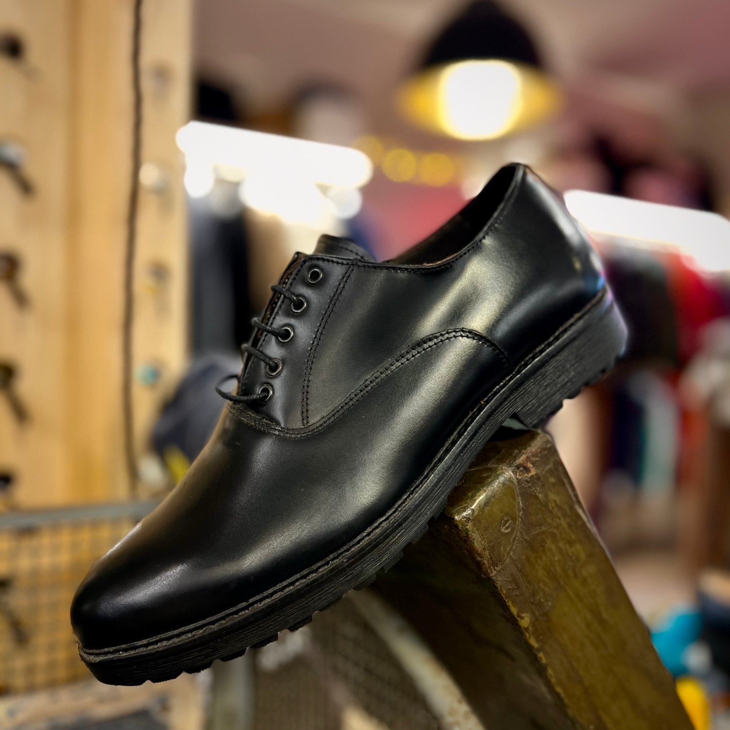 MANCHESTER PELLE - francesina nera