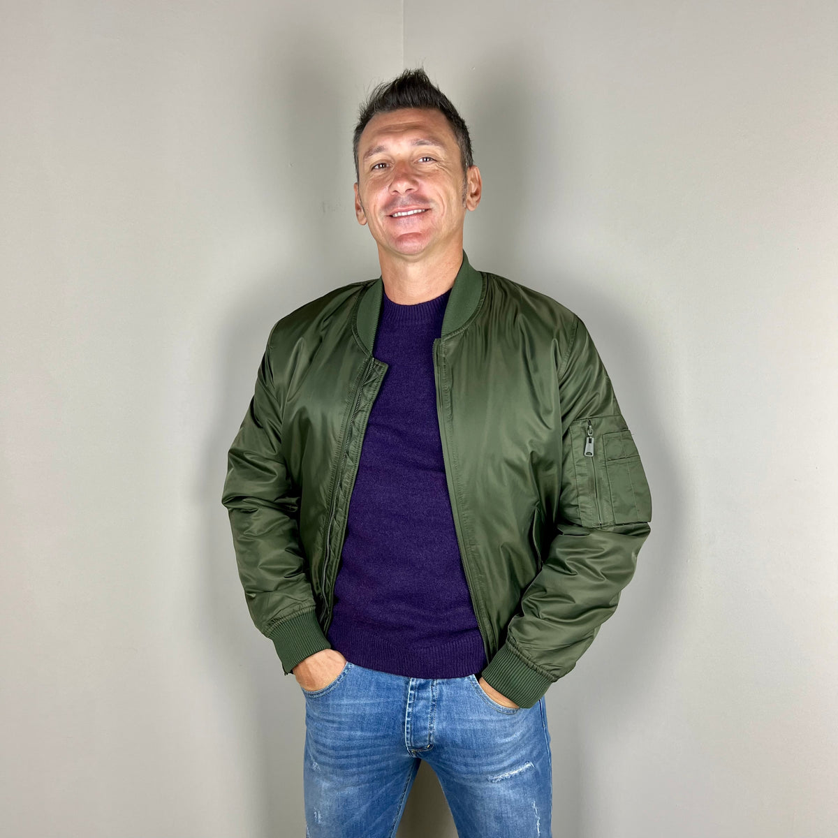 NORMAN - bomber verde