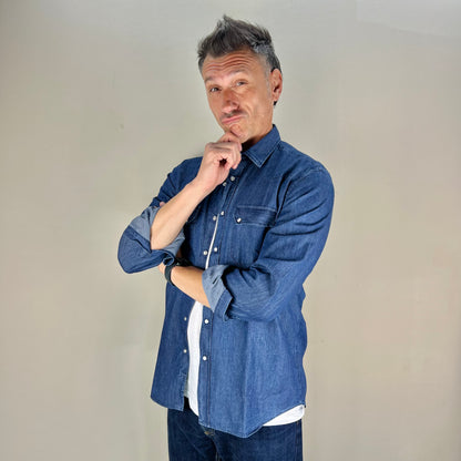 ICON MAN 2 – camicia jeans sartoriale