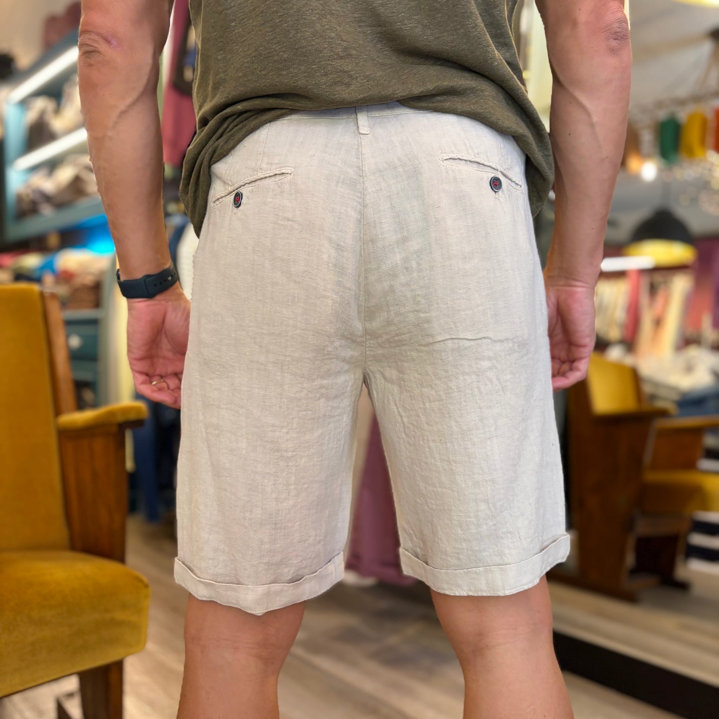 MOU - bermuda lino sartoriale