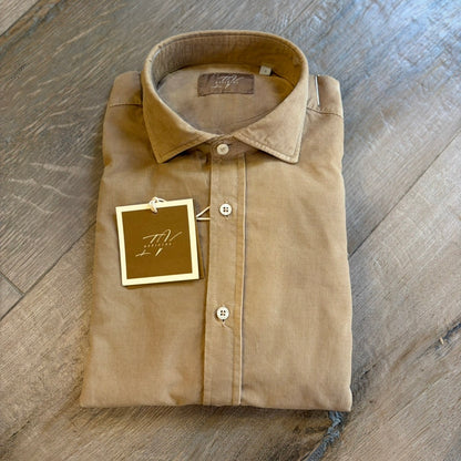 BREHME – camicia costine velluto sartoriale