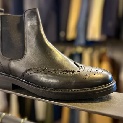 STONE - stivale pelle dettagliato