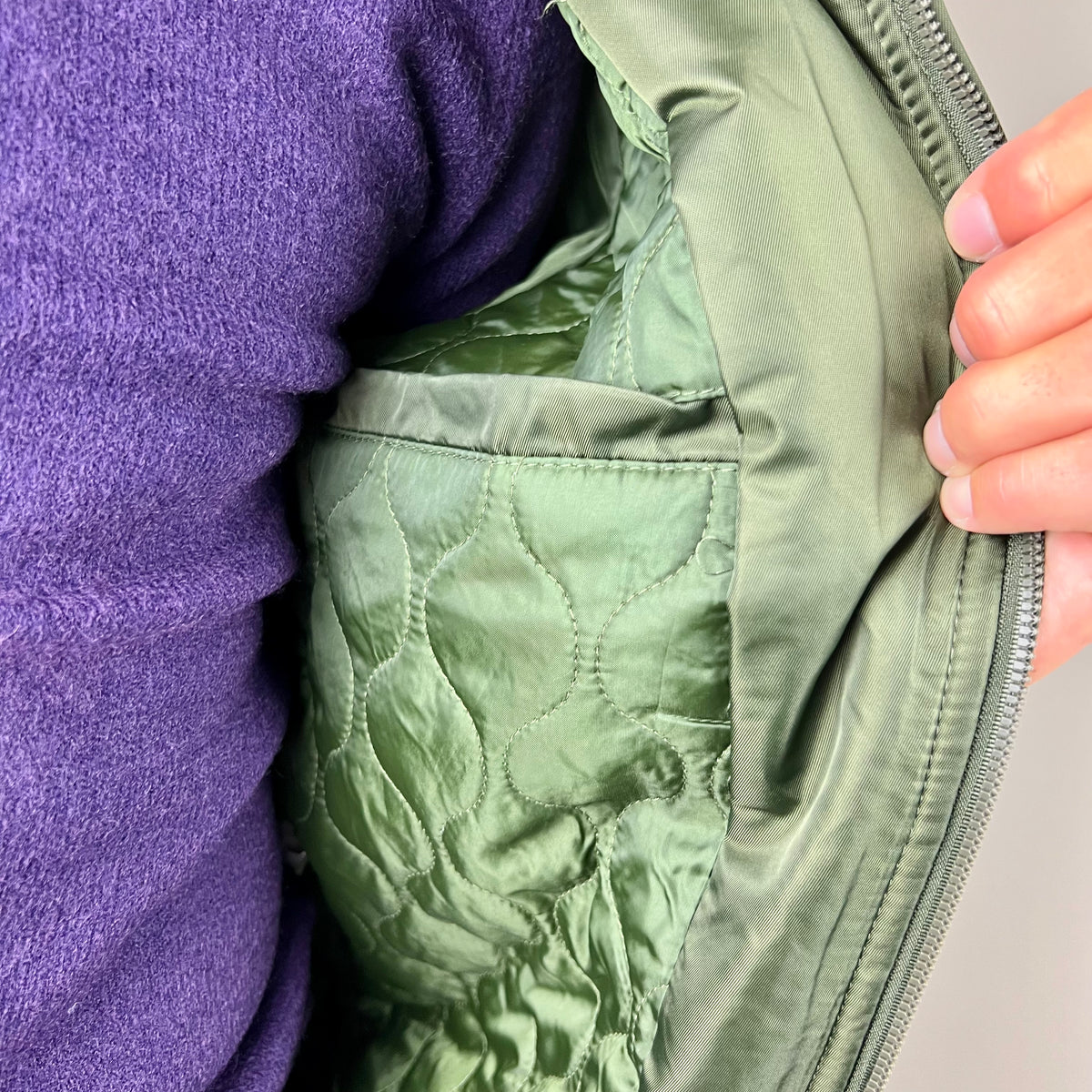 NORMAN - bomber verde