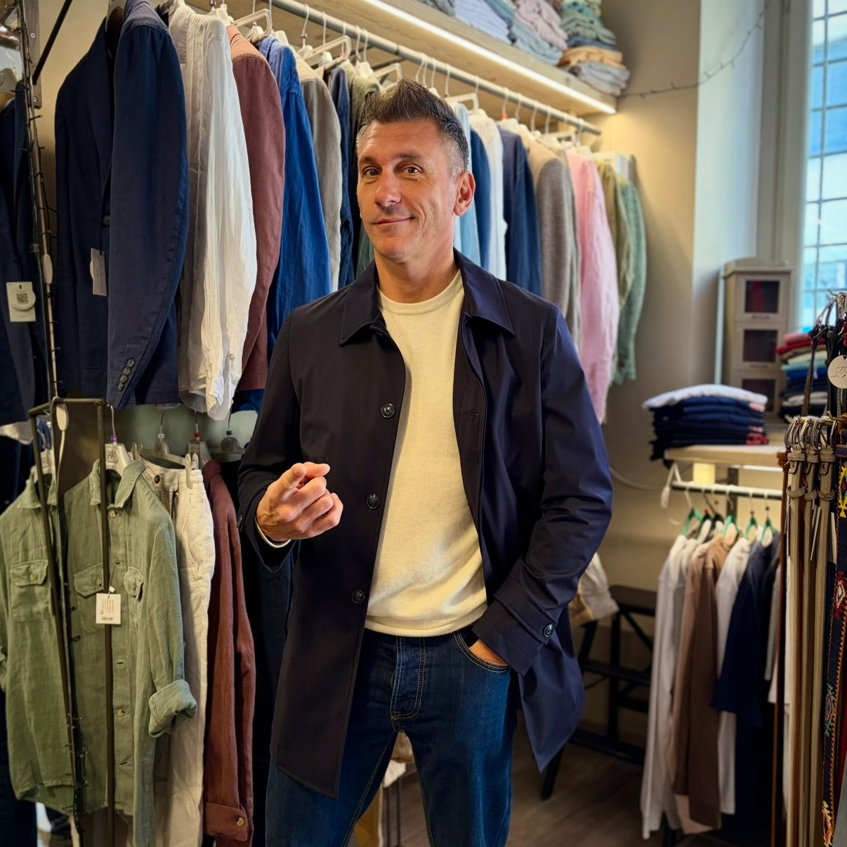 REDONDO LIGHT – trench sartoriale leggero