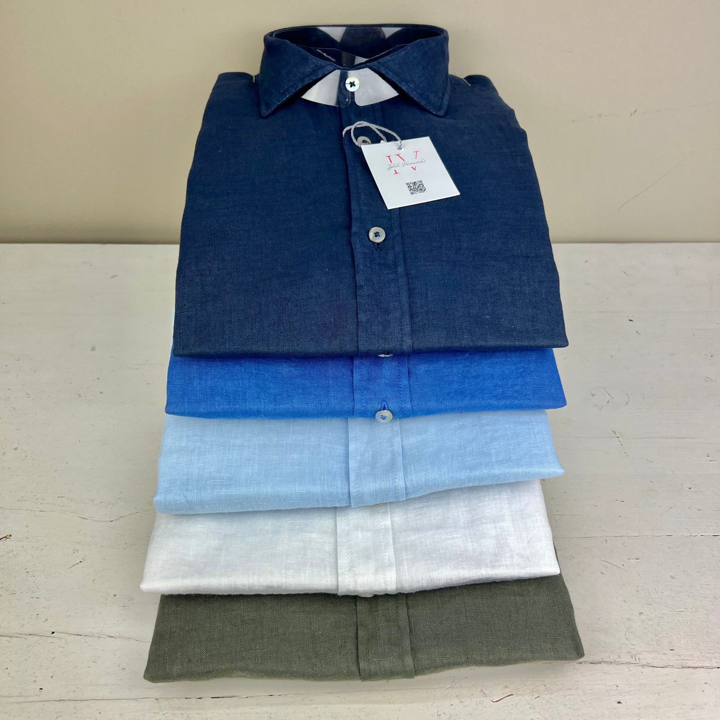 MOU - camicia lino sartoriale