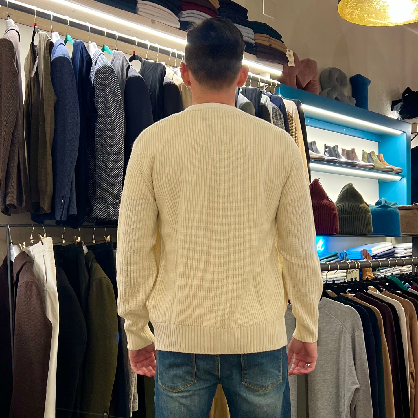 RICHARD – cardigan in maglia sartoriale