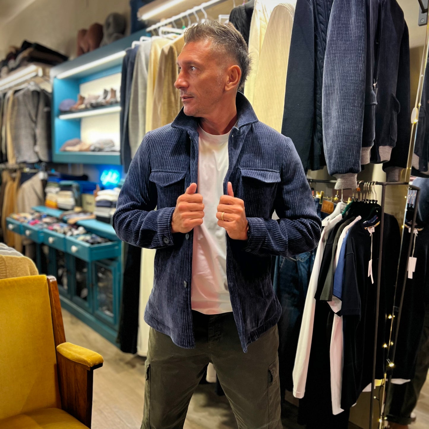 LOGAN – giacca sartoriale in velluto