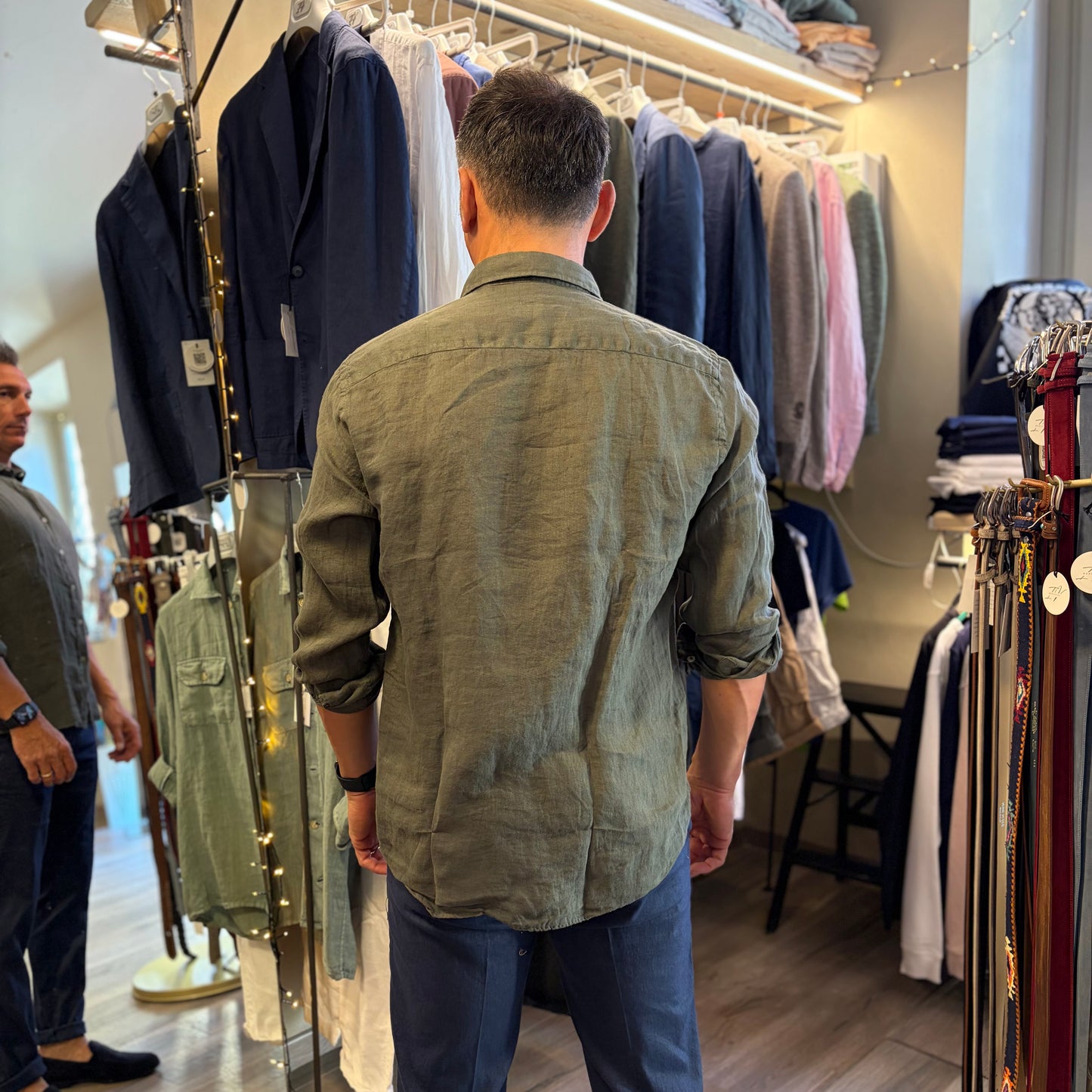 MOU - camicia lino sartoriale