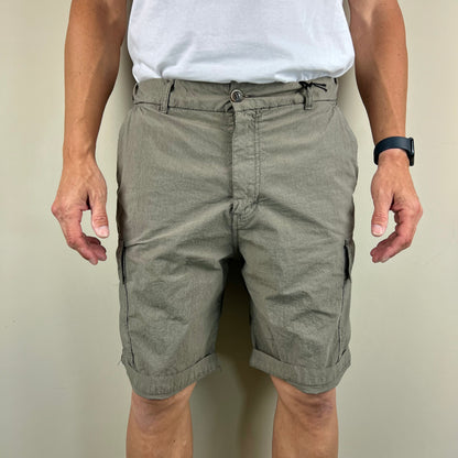 KLOPP – bermuda stone cargo sartoriale loose fit
