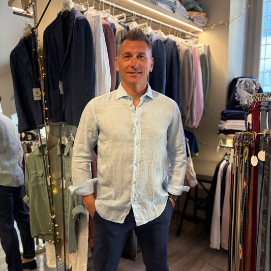 MOU - camicia lino sartoriale