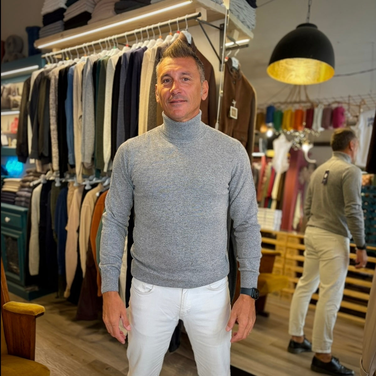 MANCINI ALTO  – dolcevita cashmere sartoriale