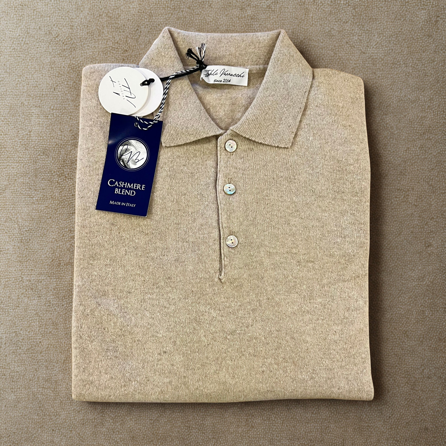 SHEVA - polo cashmere sartoriale