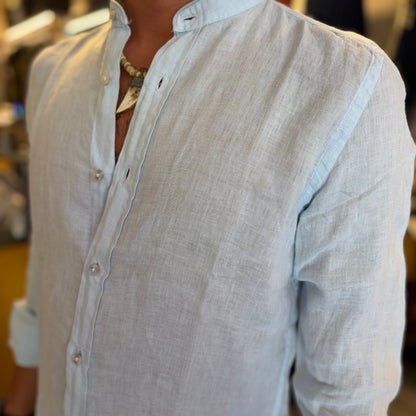 MOU KOREANA - camicia lino sartoriale koreana