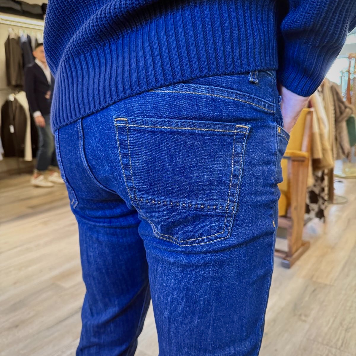 NEDVED 2 - jeans scuro slim classico sartoriale