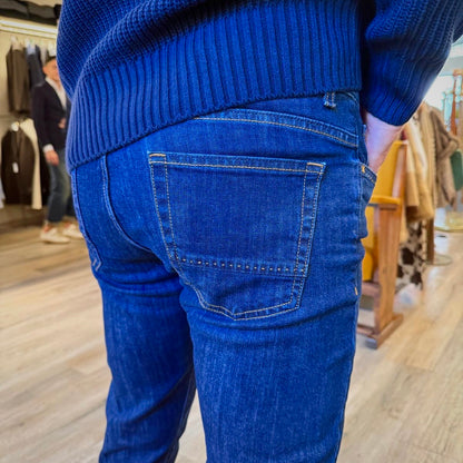 NEDVED 2 - jeans scuro slim classico sartoriale