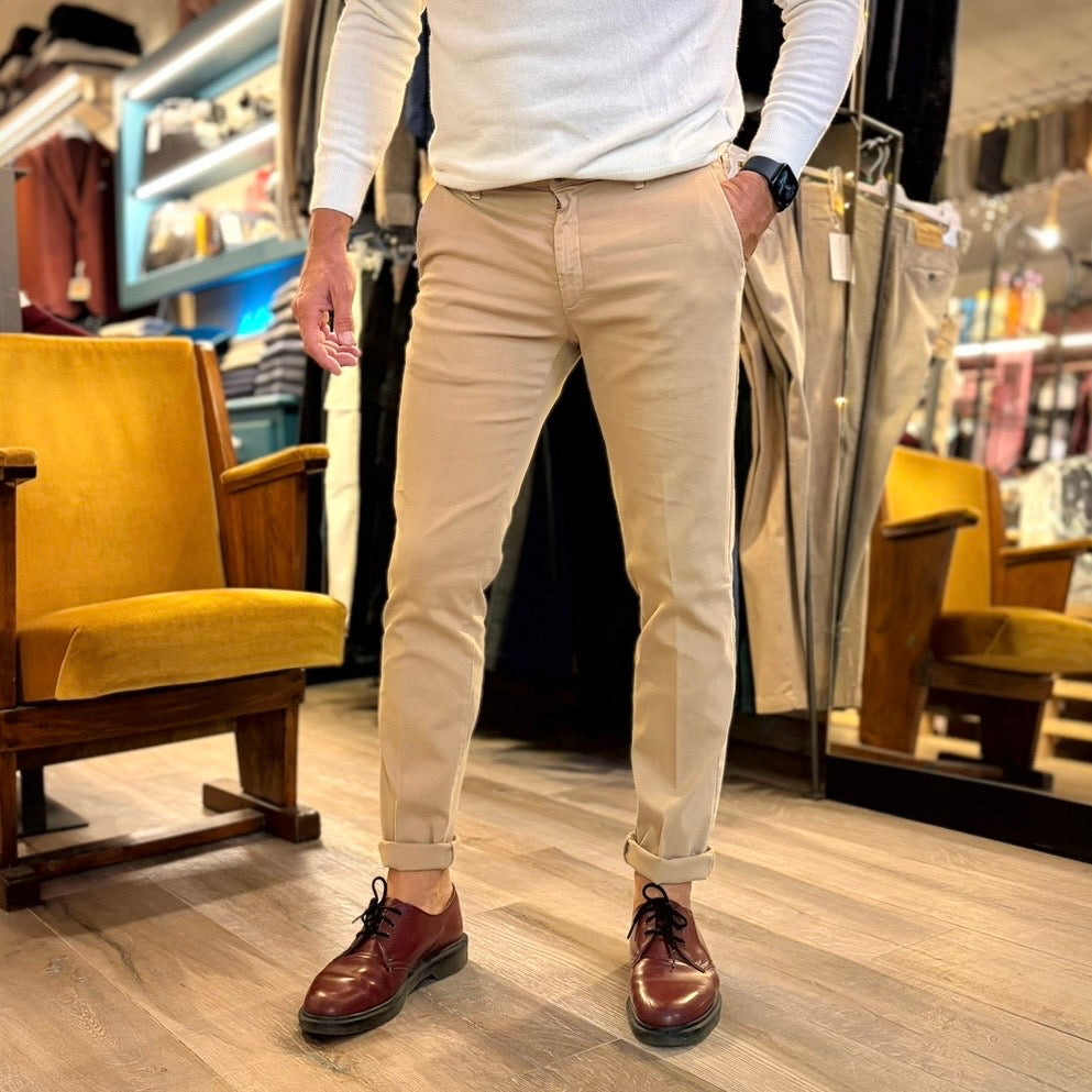 CESAR – pantalone chino nido d’ape sartoriale