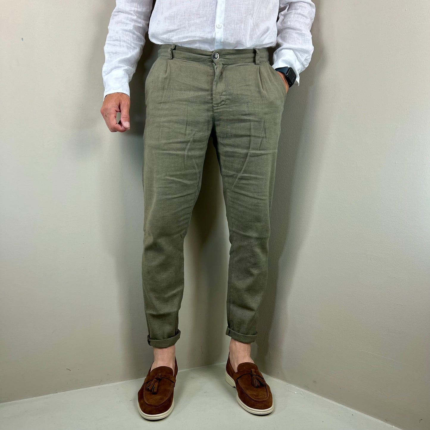 AMA  – pantalone misto lino