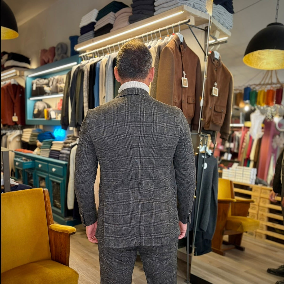 EDWARD – giacca tartan sartoriale