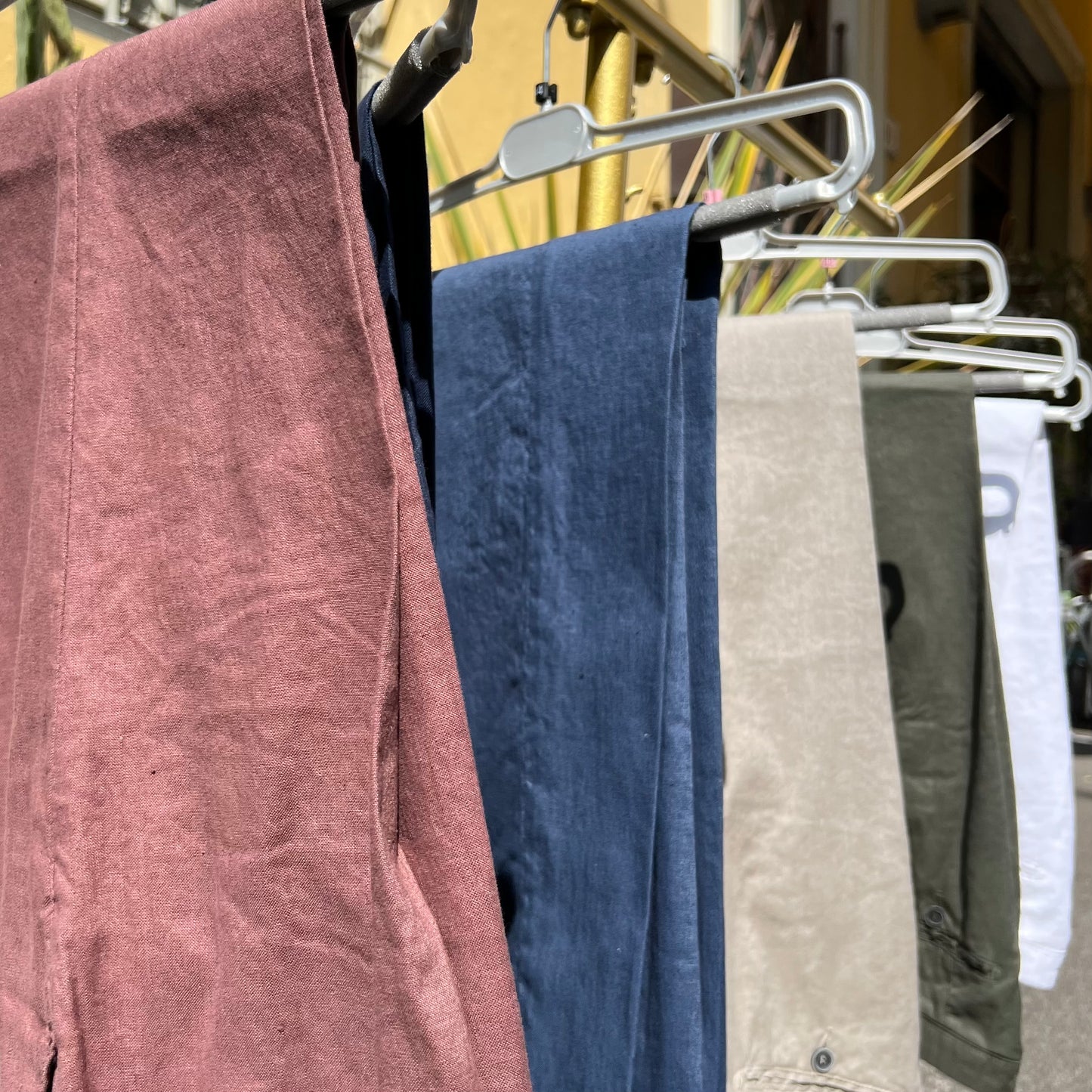 MOU - pantalone misto lino sartoriale