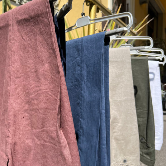 MOU - pantalone misto lino sartoriale