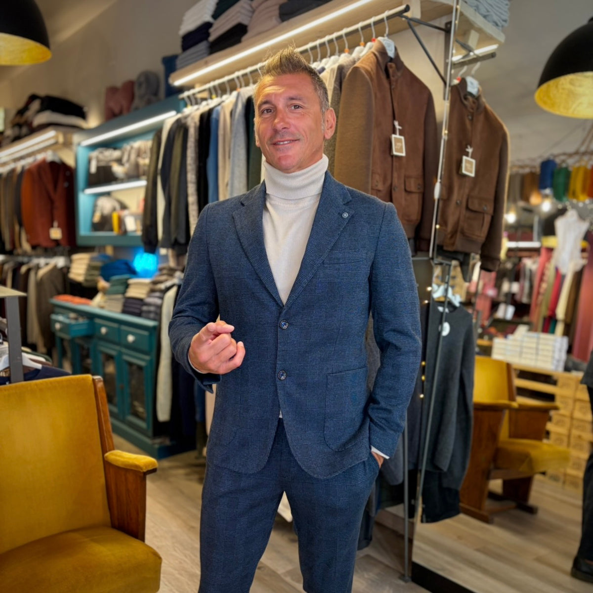 EDWARD – giacca tartan sartoriale