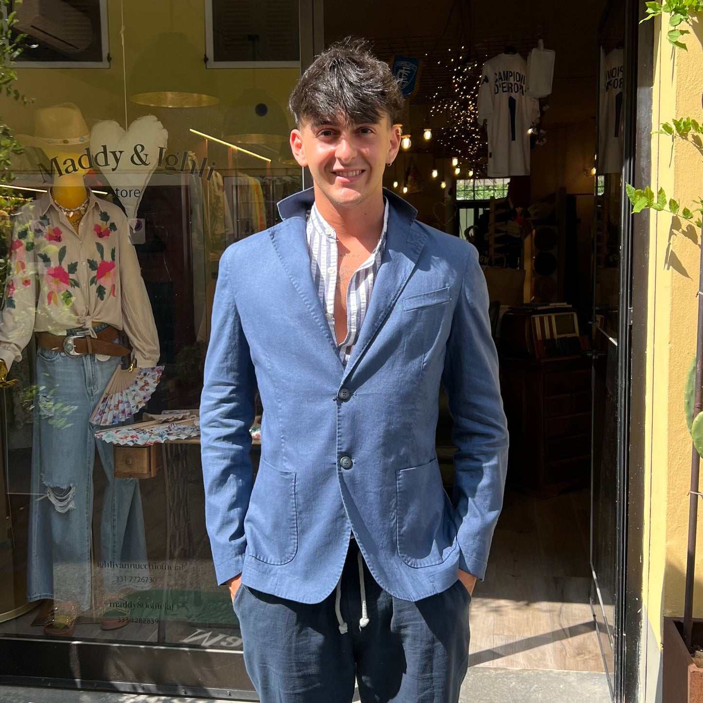 MOU - giacca misto lino sartoriale