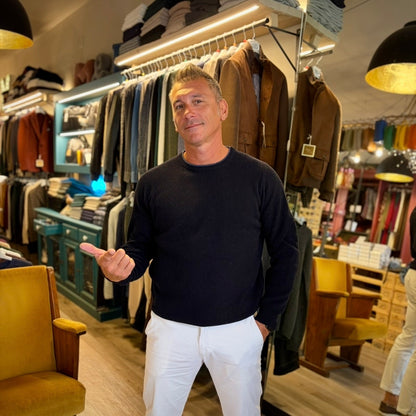 ERIK - maglione lana e cashmere costa inglese sartoriale