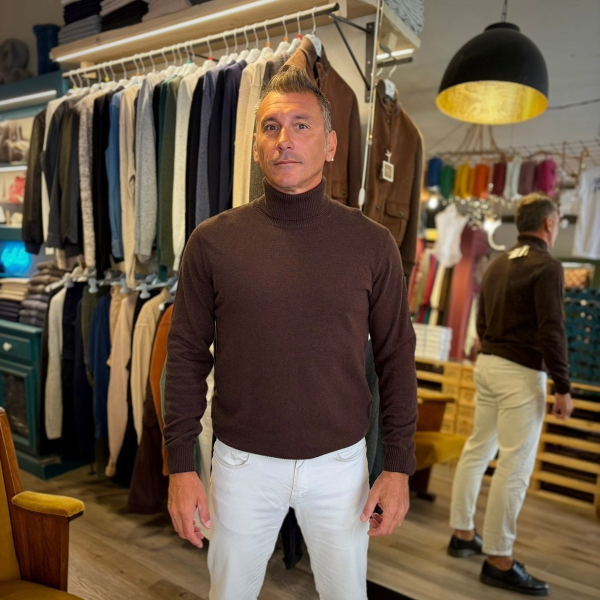 MANCINI ALTO  – dolcevita cashmere sartoriale