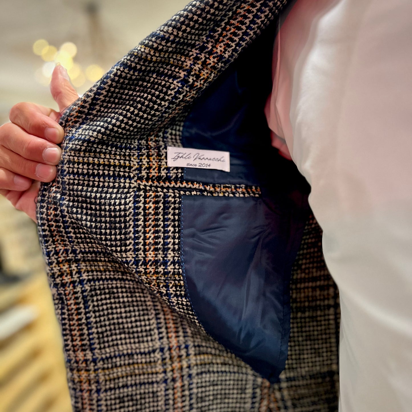 FACCHETTI – giacca tartan sartoriale