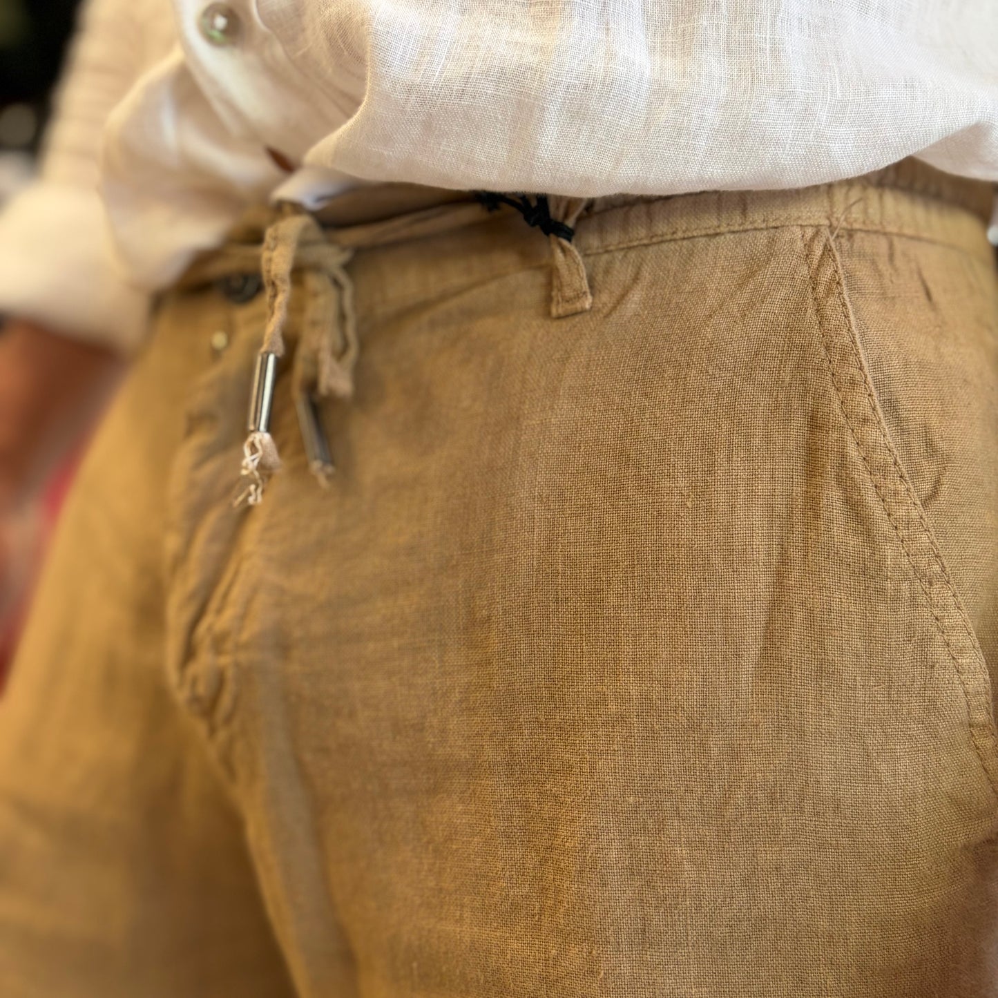 DINHO - pantalaccio lino sartoriale